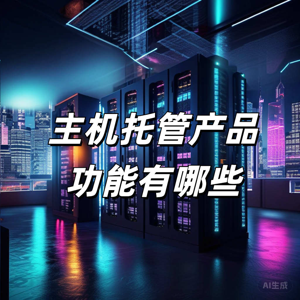 深度解析:主机托管产品功能有哪些?