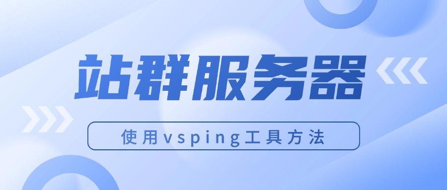 站群服务器使用vsping工具方法