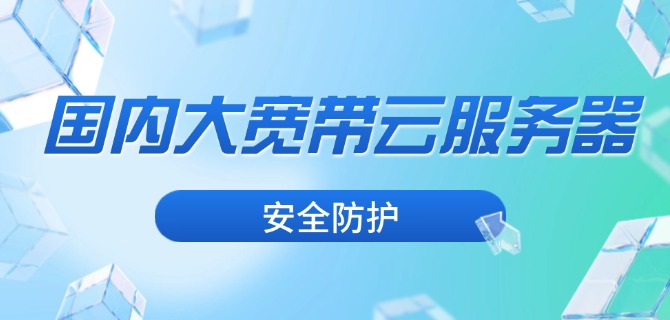 国内大宽带云服务器的安全防护