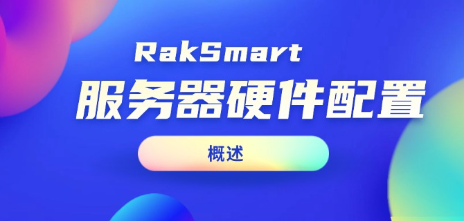RakSmart服务器硬件配置概述